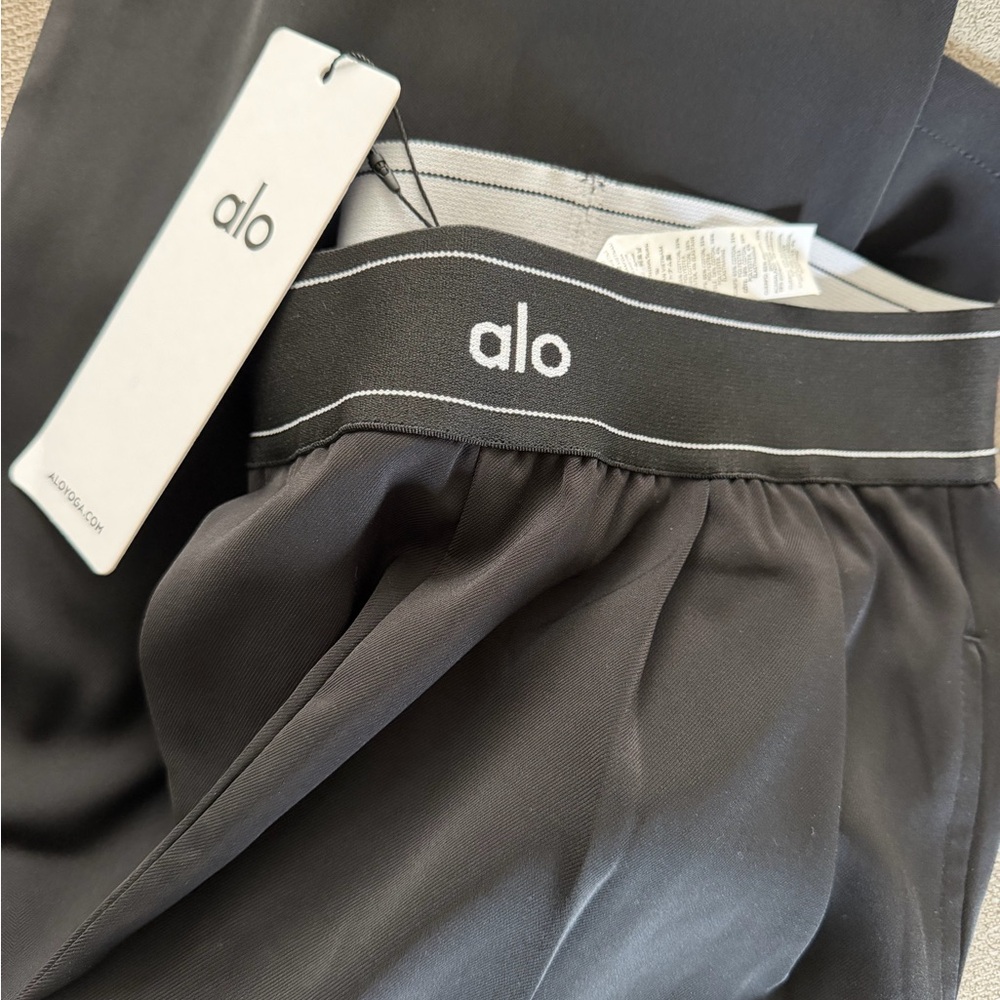 ALO Yoga Black Suit Up Trousers